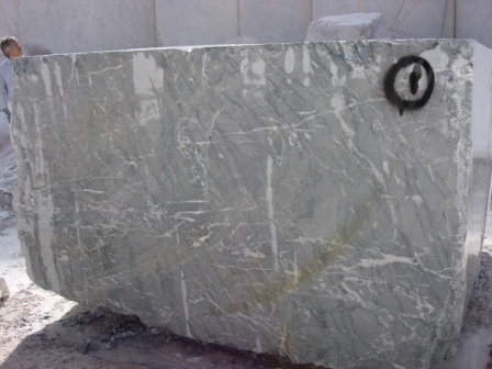 Green Marble Block